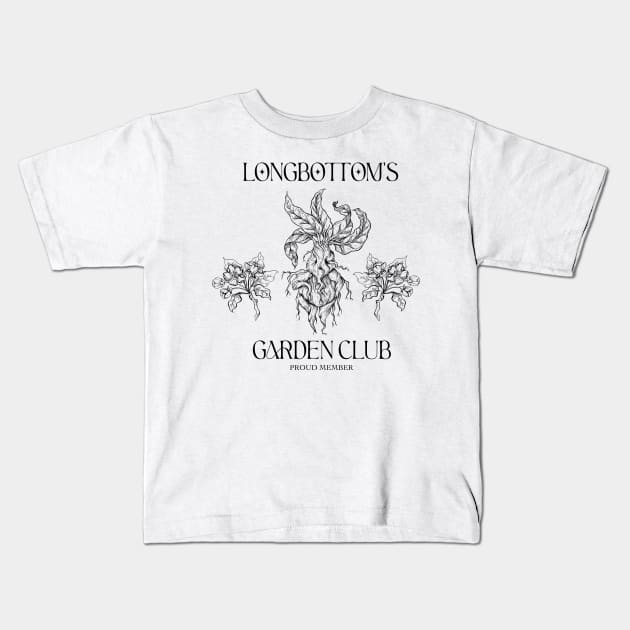 Longbottom's Garden Club Kids T-Shirt by LeesaMay